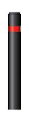 1x80 mm roter retroreflektierender Streifen