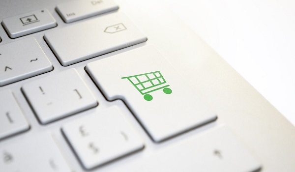 Abbildung der Tastatur und des Warenkorbs für die FAQs zum Online-Einkauf - Glasdon