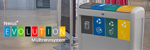 Das neue Nexus® Evolution Abfalltrennsystem stellt einen Fortschritt im Abfallmanagement dar.