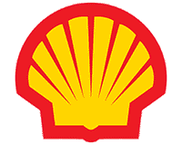 Shell - multinationales Logo der Ölgesellschaft
