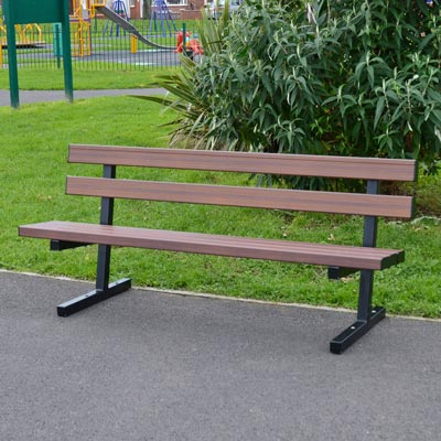 Fusion™  Sitzbank mit Rückenlehne für draußen