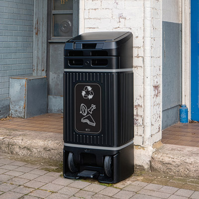 Glasdon Jubilee&trade; City 100 Wertstoffbeh&auml;lter f&uuml;r Bioabf&auml;lle Optimiert f&uuml;r eine effizientere Entleerung von Speiseresten