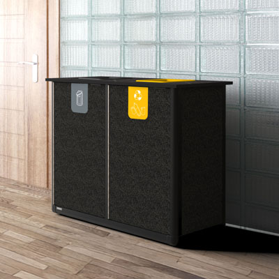 Origin™ Infinity Duo 220 Liter Recyclingstation Platzsparendes Design