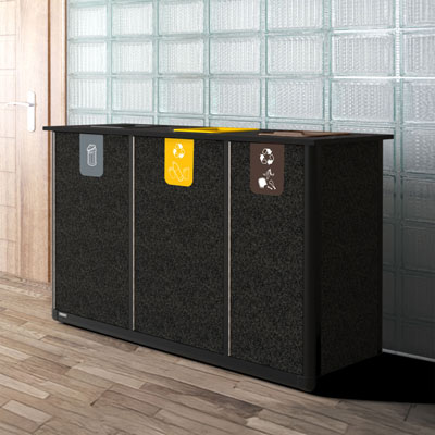 Origin™ Infinity Trio 290 Liter Recyclingstation