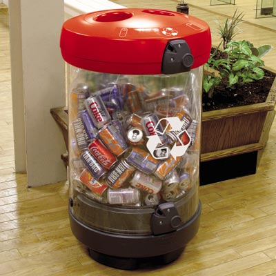 C-Thru™ 180 Recycling-Behälter für Dosen
