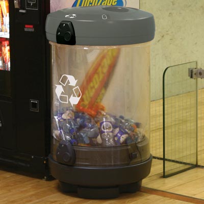 C-Thru™ 180 Recycling-Behälter für Kunststoff
