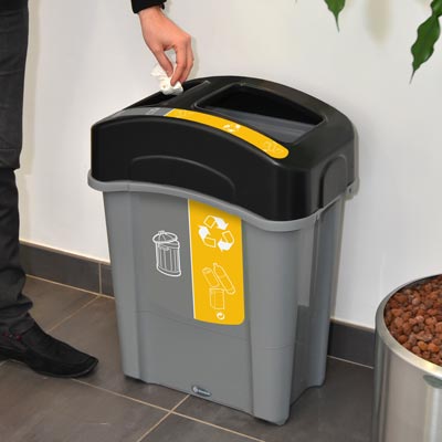 Eco Nexus® Duo 60 Recycling-Behälter für Restabfall/Verpackungen