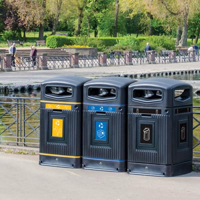 Glasdon Jubilee™ 240 Recyclingbehälter