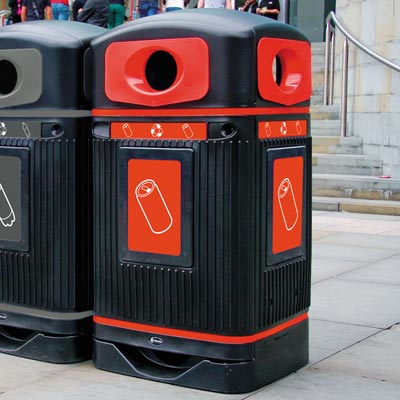 Glasdon Jubilee™ 110 Recycling-Behälter für Dosen