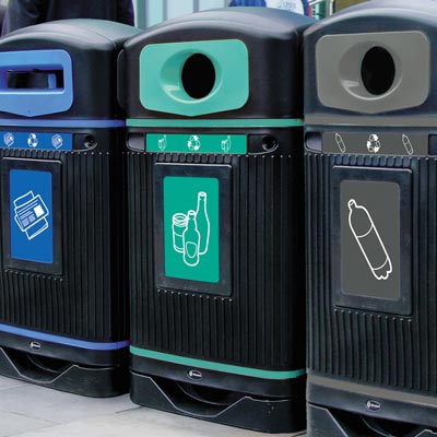 Glasdon Jubilee™ 110 Recycling-Behälter für Glas