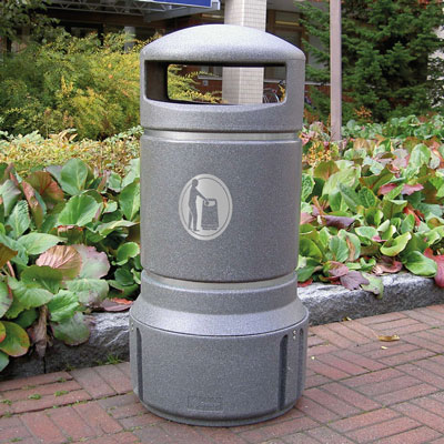 Mini Plaza® Abfallbehälter mit Express Lieferung - Glasdon