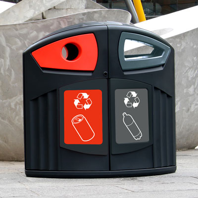 Nexus® 200 Recycling-Behälter für Kunststoff/Dosen