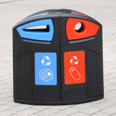 Nexus® 200 Recycling-Behälter für Dosen/Zeitungen