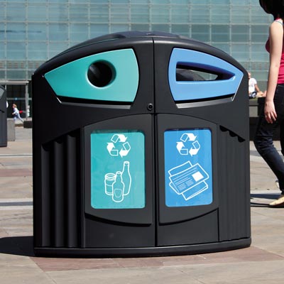 Nexus® 200 Recycling-Behälter für Glas/Zeitungen