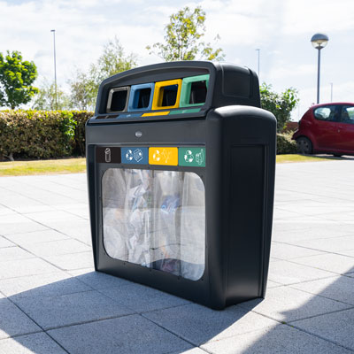 Nexus® Evolution City Vision Quad Mülltrennsystem